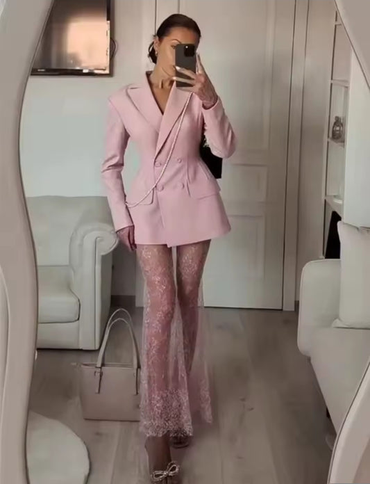 BLAZER CRUZADA DOBLE BOTÓN EN 3 COLORES