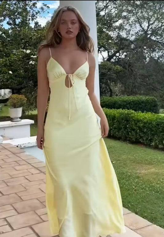 VESTIDO SATINADO LAZADA