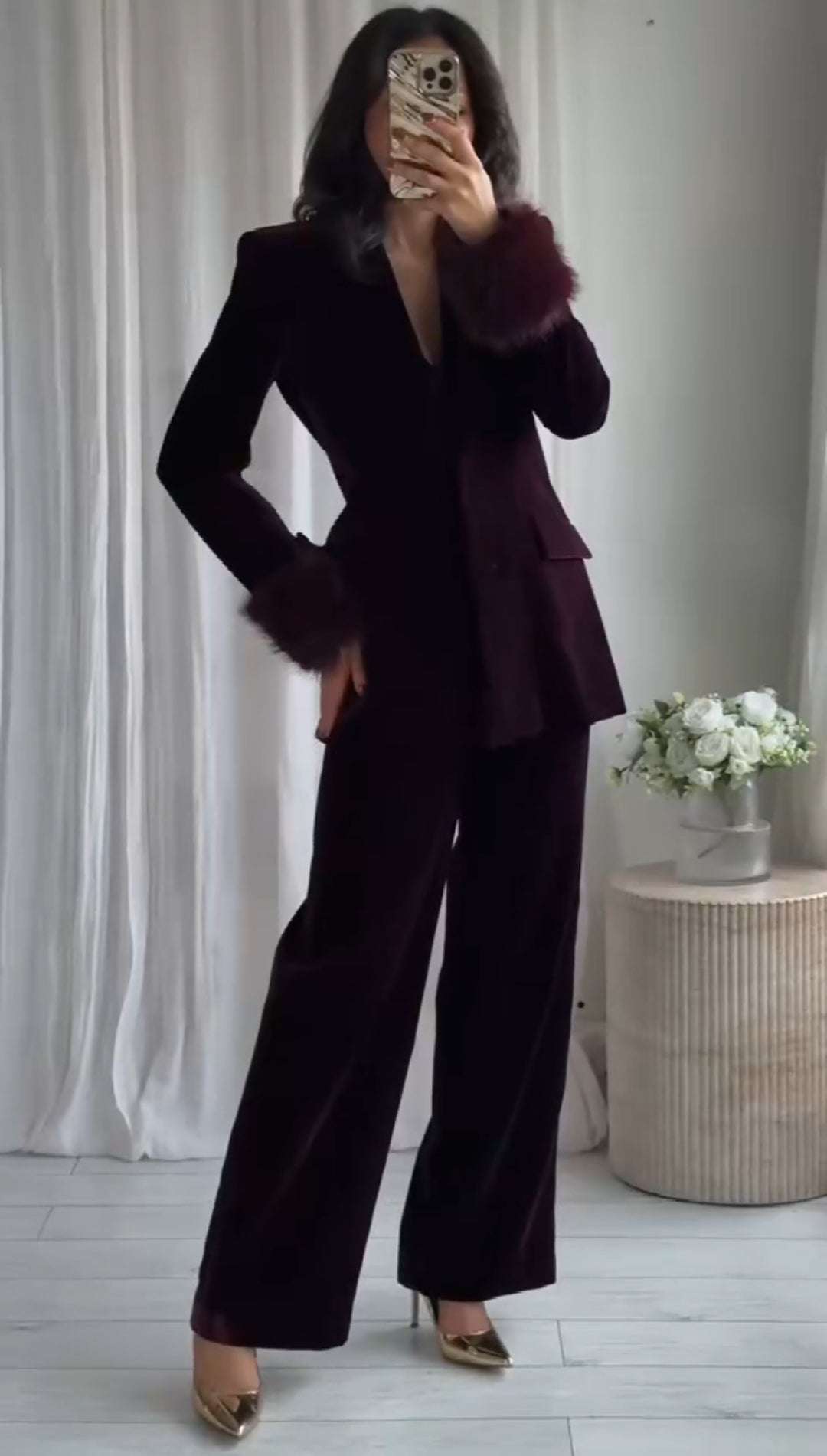 PANTALON RECTO TERCIOPELO