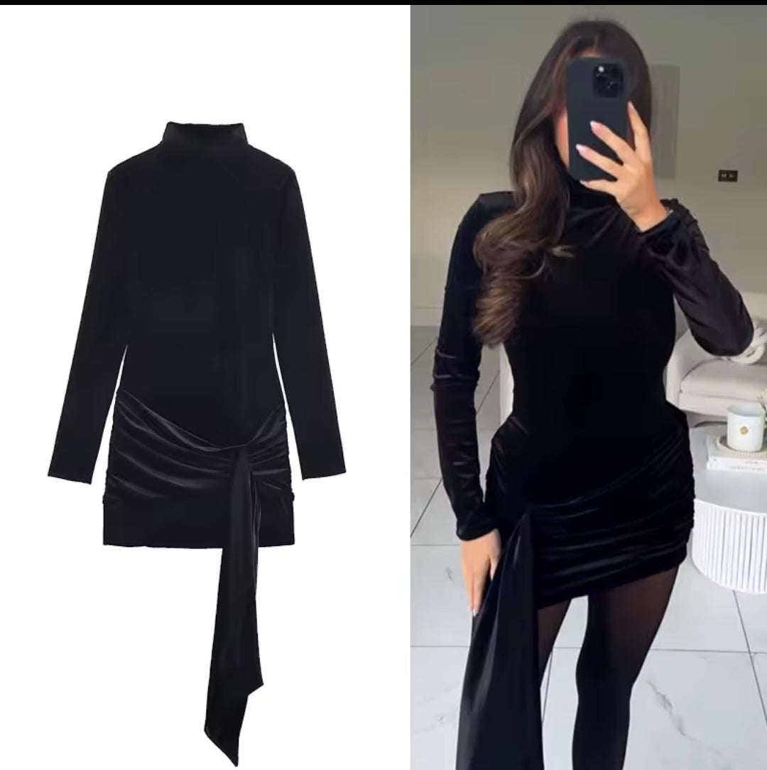 VESTIDO TERCIOPELO FAJIN