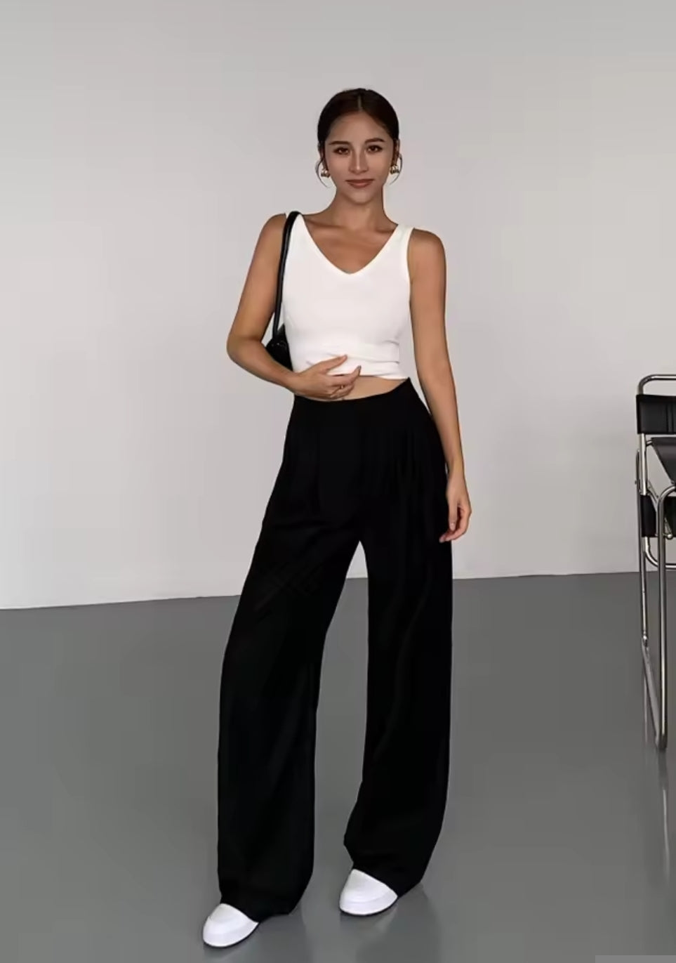 PANTALÓN TRAJE PIERNA ANCHA