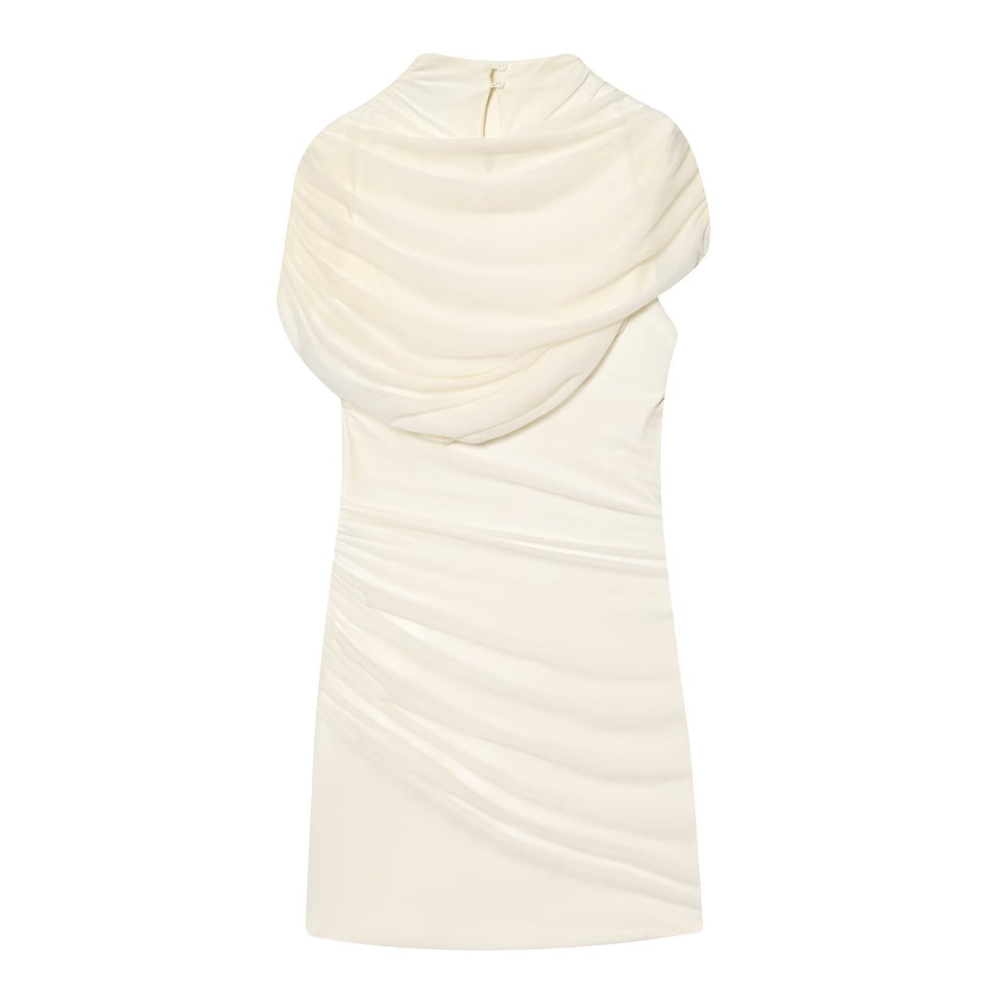 VESTIDO CORTO CAPA