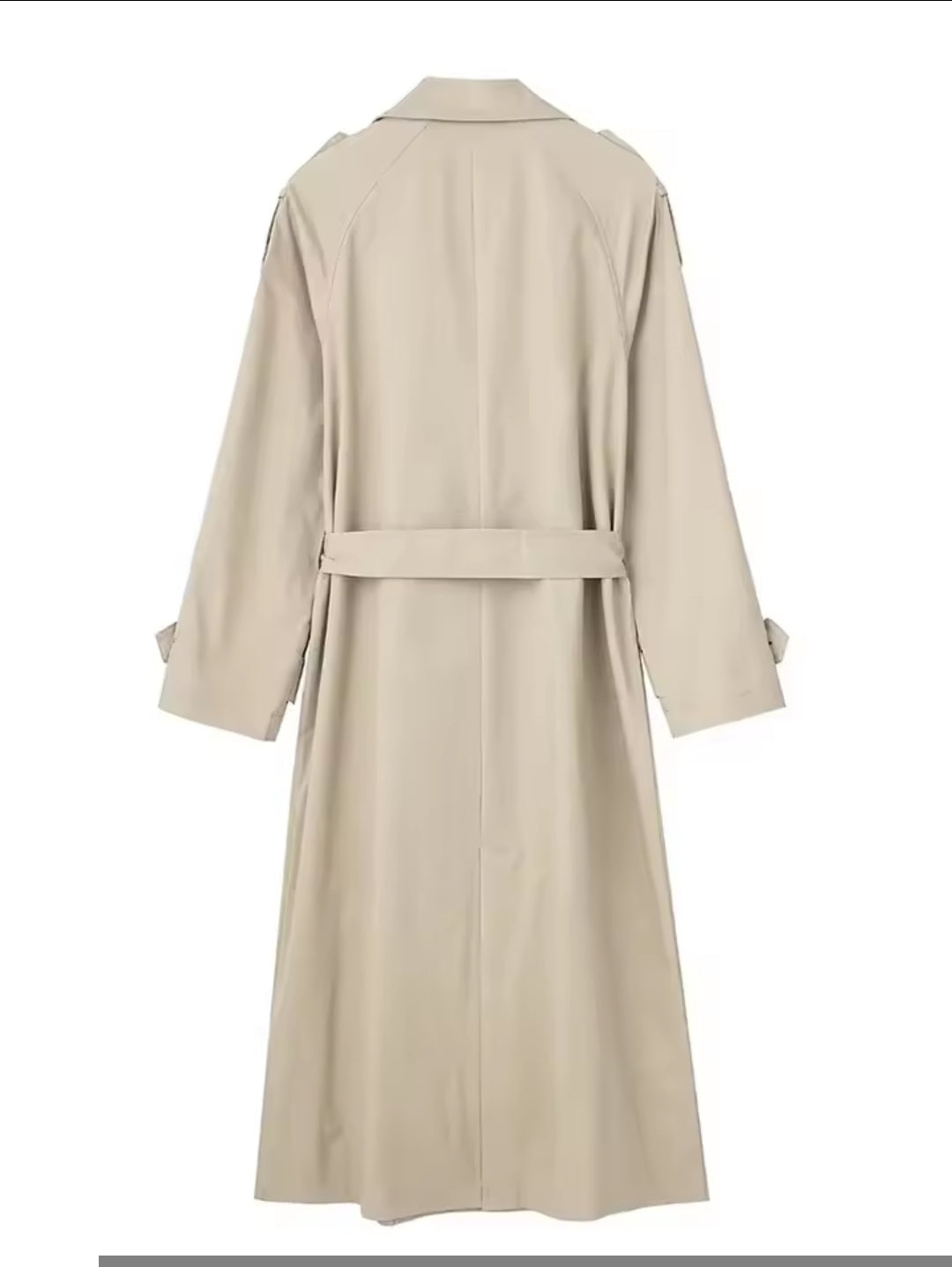 GABARDINA LARGA BEIGE