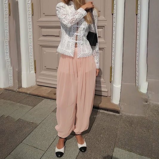 PANTALÓN BOMBACHO ROSA