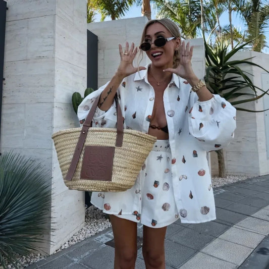 CONJUNTO ESTAMPADO MAR