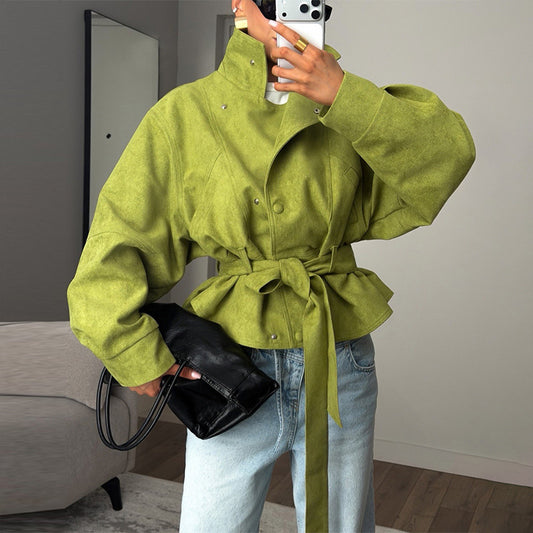 CHAQUETA VERDE ANTELINA