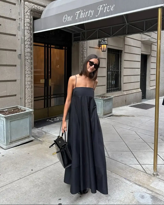 VESTIDO HOLGADO ESCOTE CUADRADO